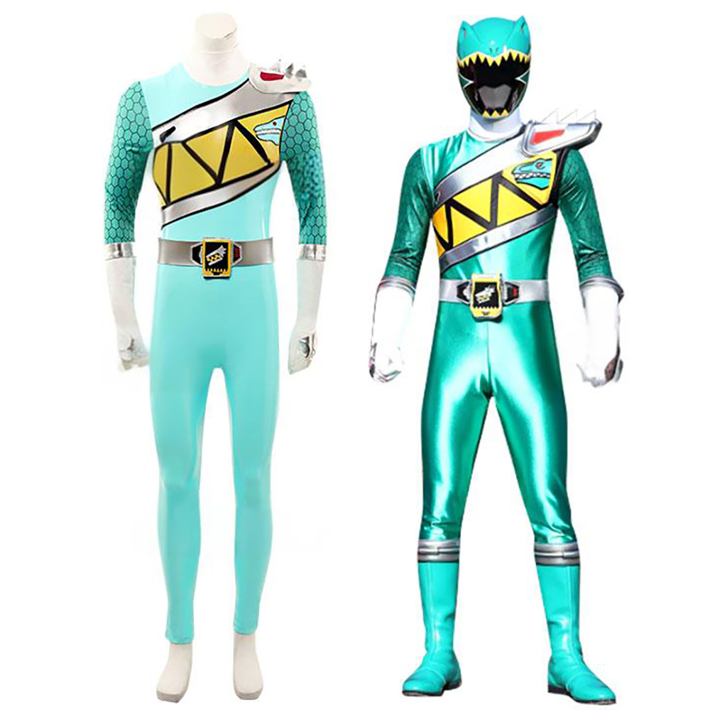 Power Rangers Dino Charge Dino Charge Green Ranger Cosplay Costume